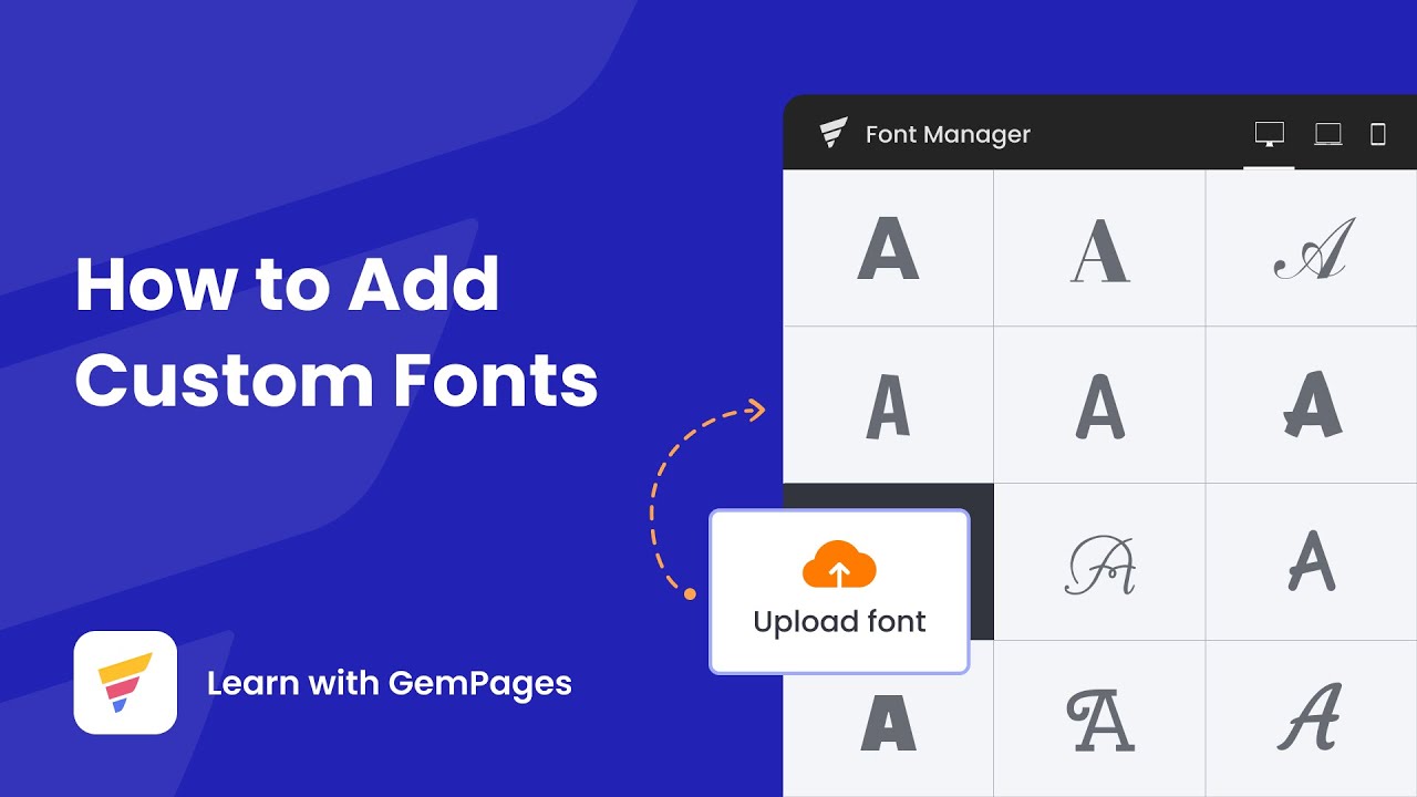 How to add and custom fonts