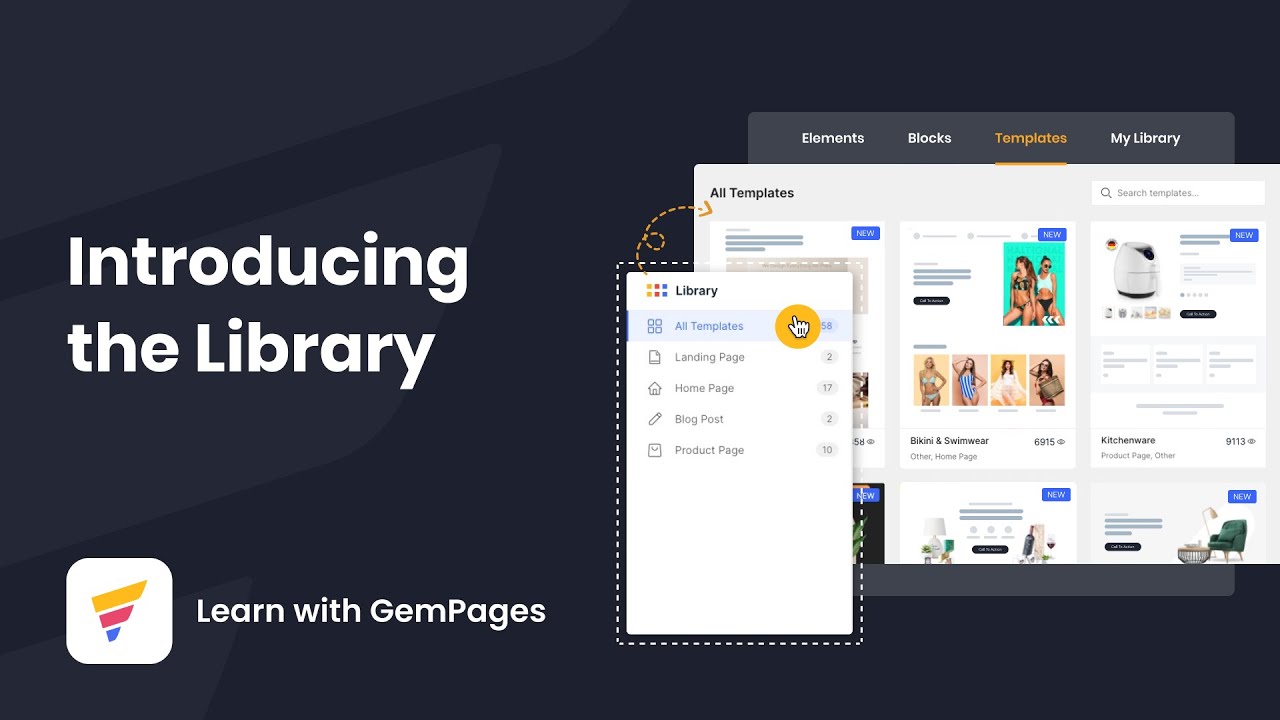 [GemPages v6] Introducing The Library | GemPages Tutorial - GemPages ...