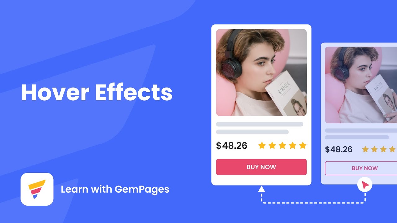 Leveraging hover effects with GemPages