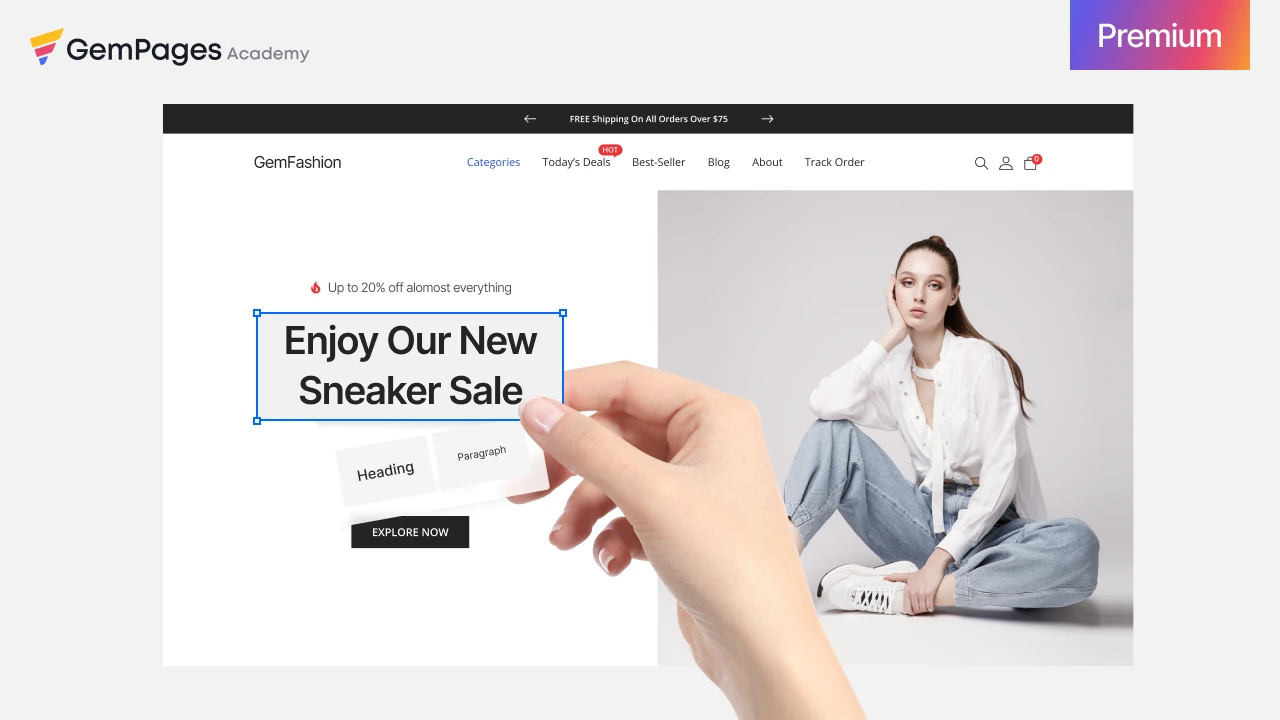 How to create landing page maintainance