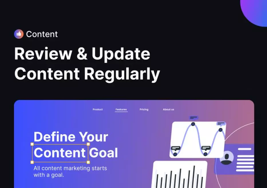 Regularly review and update the content to maintain an effective landing page.