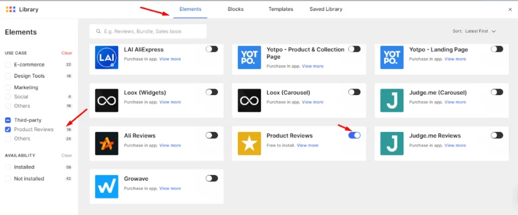 How to enable a third-party app in GemPages v6.