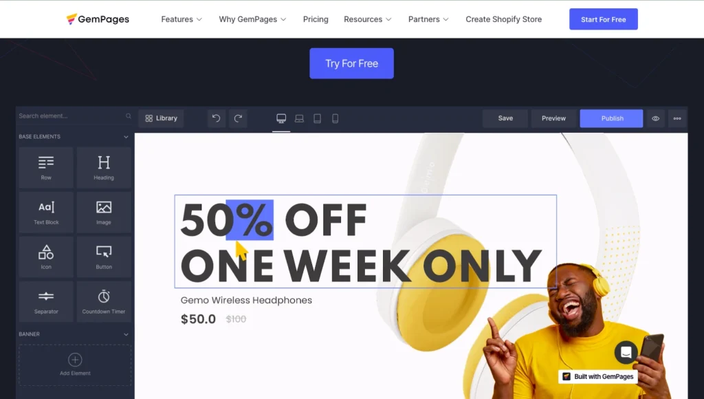 GemPage’s editor