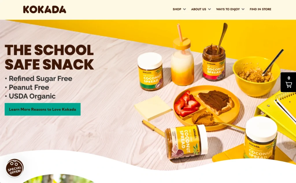 Homepage of Kokada
