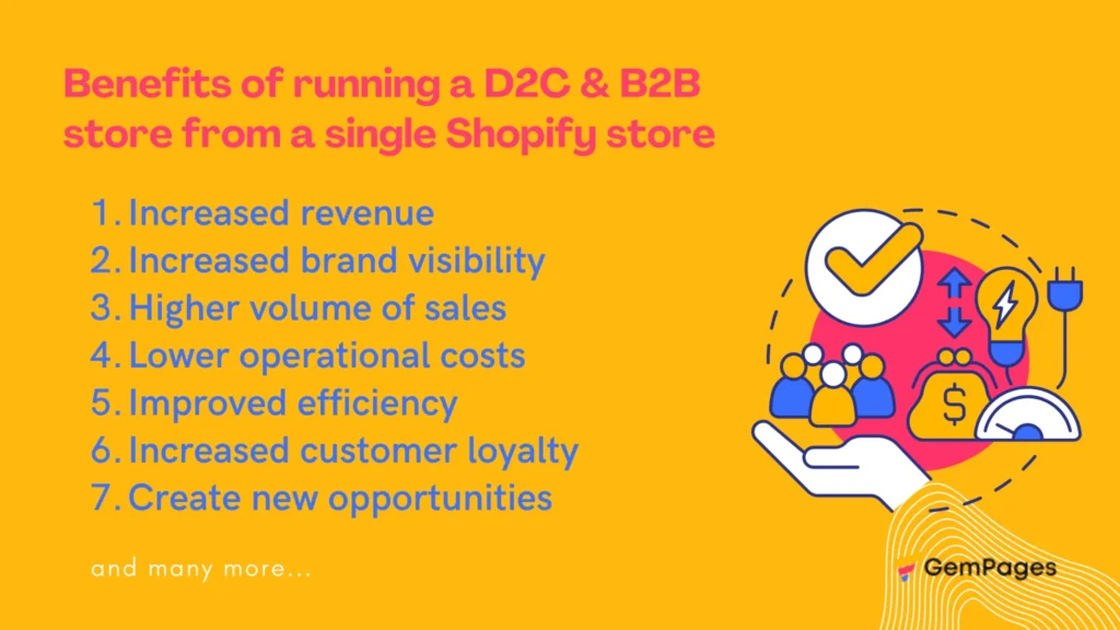 Benefits of a d2c and b2c store