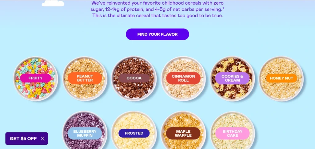 All flavors of Magic Spoon.