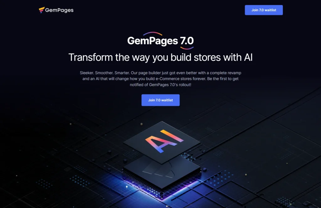 The GemPages 7.0 update.