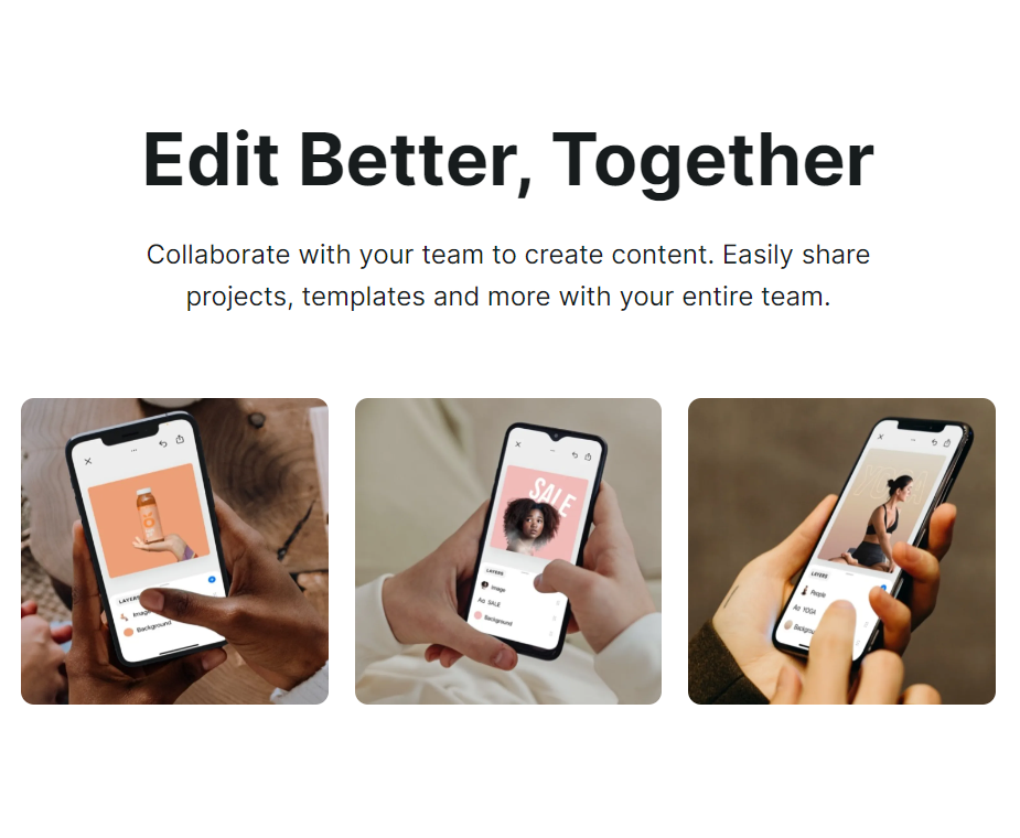 Screenshot of the Pixelcut website.