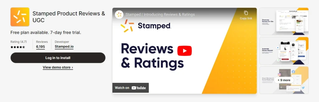 Screenshot of Stamped.