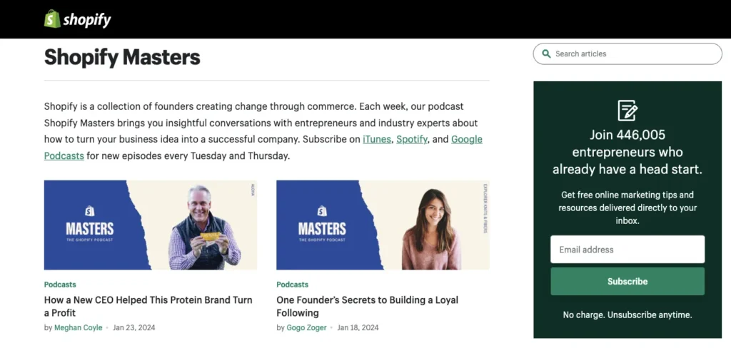 Shopify-podcast-example