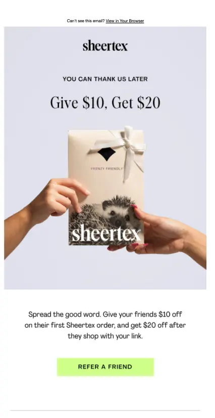 sheertex-referral-program-invitations-marketing-campaign-ideas